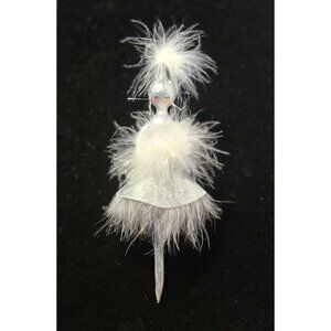Gorgeous DeCarlini Ballerina Showgirl, Icicle, Swan Lake 8"